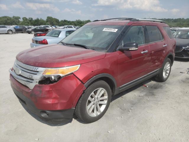 FORD EXPLORER X 2014 with VIN 1FM5K7D87EGB10028 - Photo from auction