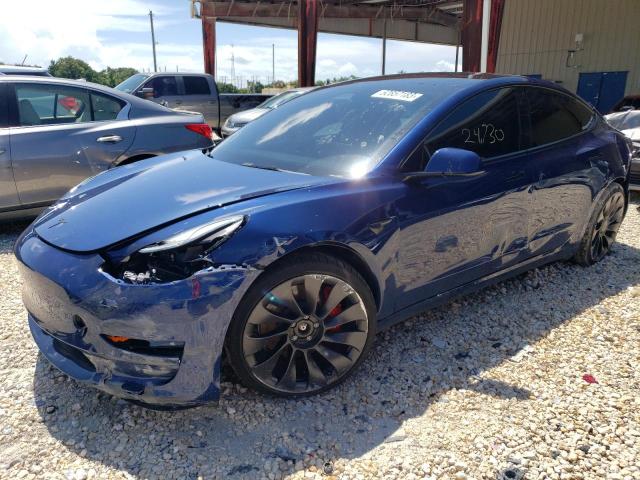 TESLA MODEL 3 2022 with VIN 5YJ3E1EC0NF241265 - Photo from auction