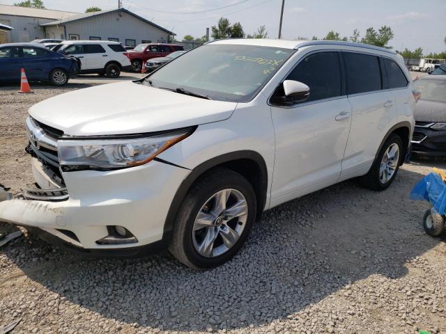 TOYOTA HIGHLANDER 2016 with VIN 5TDDKRFHXGS336551 - Photo from auction