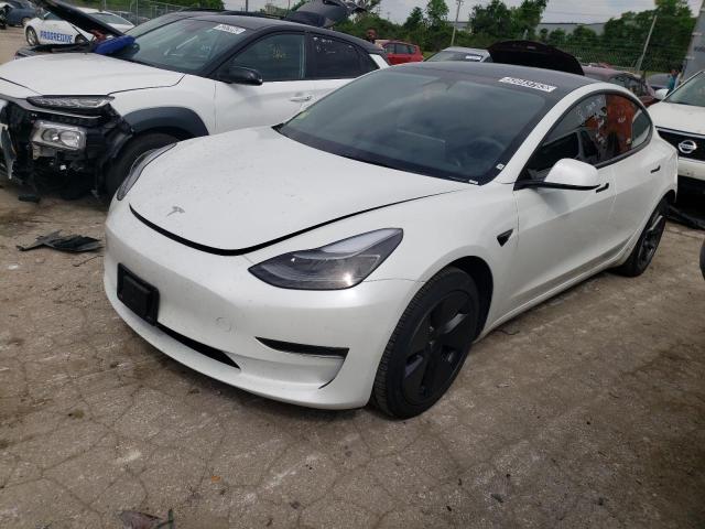 TESLA MODEL 3 2022 with VIN 5YJ3E1EA2NF371031 - Photo from auction