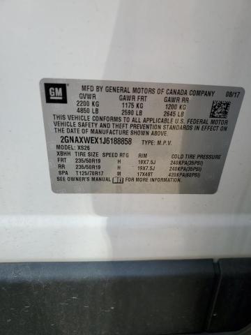 Photo 14 from auction – 2018 CHEVROLET EQUINOX PR with VIN 2GNAXWEX1J6188858