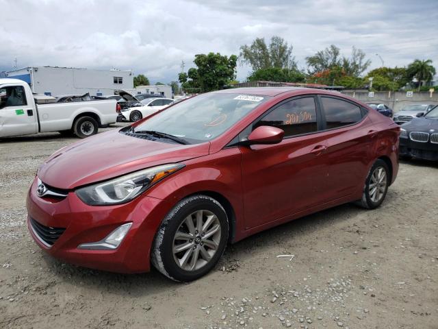 HYUNDAI ELANTRA SE 2016 with VIN 5NPDH4AE5GH771305 - Photo from auction
