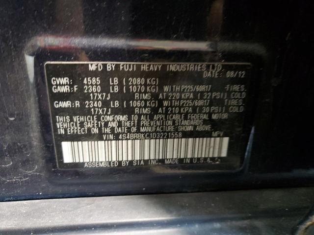 Photo 14 from auction – 2013 SUBARU OUTBACK 2. with VIN 4S4BRBKC1D3221558
