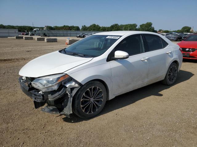 TOYOTA COROLLA L 2015 with VIN 2T1BURHE7FC412741 - Photo from auction
