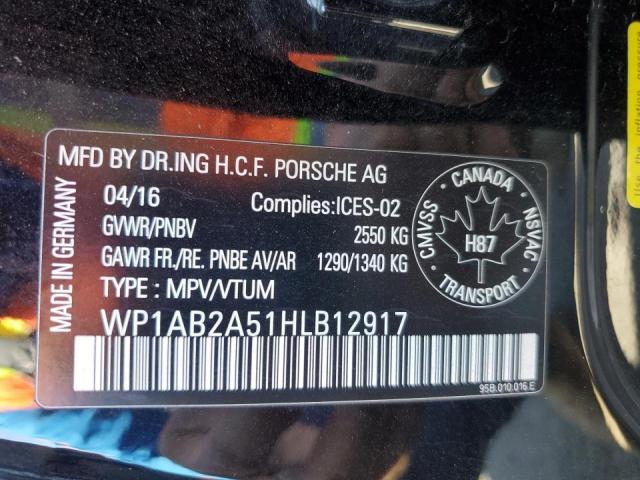 Photo 14 from auction – 2017 PORSCHE MACAN S with VIN WP1AB2A51HLB12917
