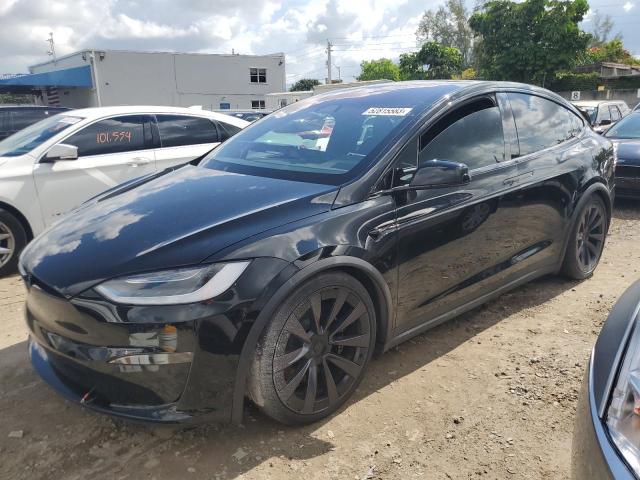 TESLA MODEL X 2022 with VIN 7SAXCBE60NF333406 - Photo from auction