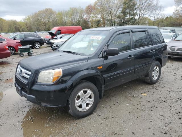 HONDA PILOT LX 2006 with VIN 2HKYF181X6H563279 - Photo from auction