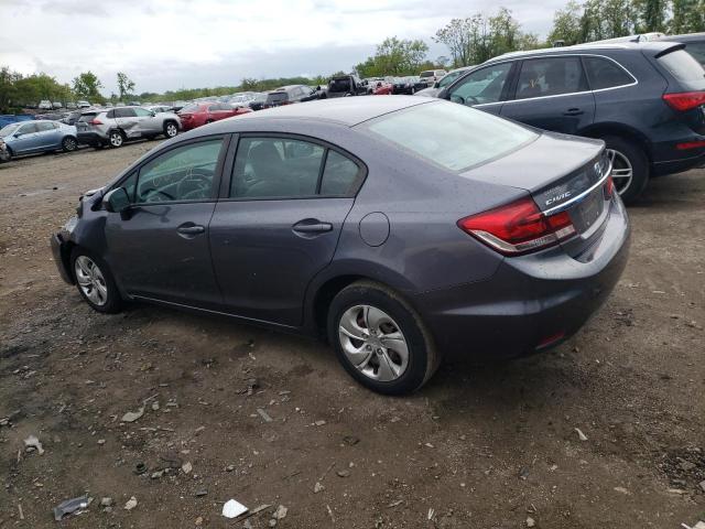 Photo 2 from auction – 2014 HONDA CIVIC LX with VIN 2HGFB2F53EH520829