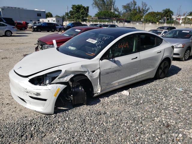 TESLA MODEL 3 2021 with VIN 5YJ3E1EA8MF083030 - Photo from auction