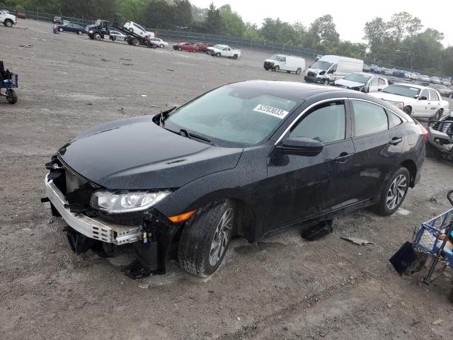 HONDA CIVIC EX 2017 with VIN 19XFC2F8XHE074619 - Photo from auction