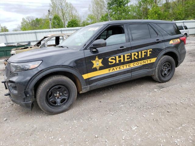 FORD EXPLORER P 2021 with VIN 1FM5K8AB4MGC01018 - Photo from auction