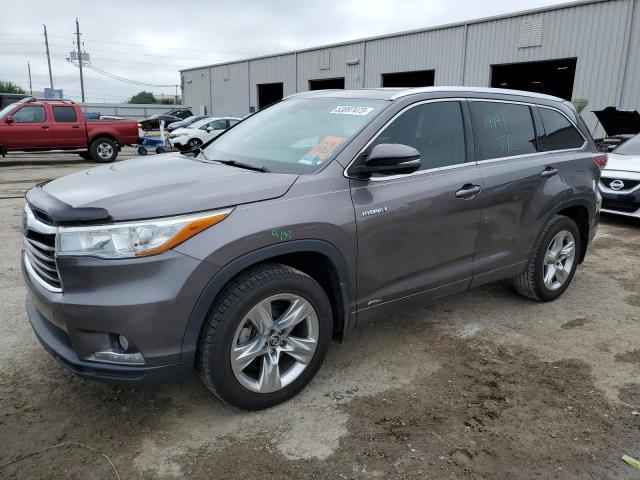TOYOTA HIGHLANDER 2016 with VIN 5TDDCRFH3GS017683 - Photo from auction