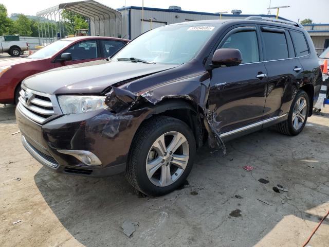 TOYOTA HIGHLANDER 2013 مع رقم تعريف المركبة 5TDYK3EH1DS108577 - صورة من المزاد