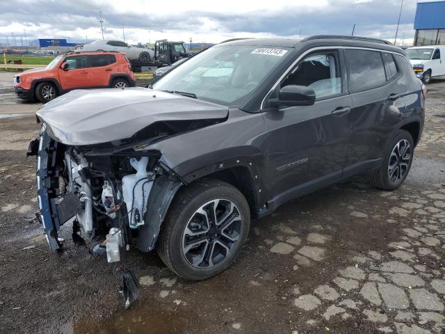 JEEP COMPASS LI 2022 with VIN 3C4NJDCB9NT227415 - Photo from auction