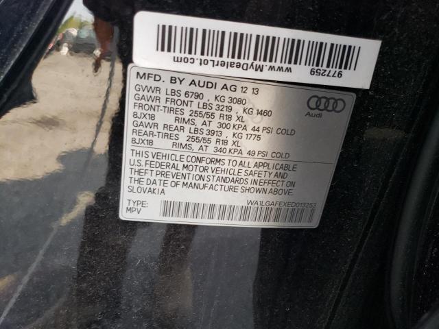 Photo 14 from auction – 2014 AUDI Q7 PREMIUM with VIN WA1LGAFEXED013253