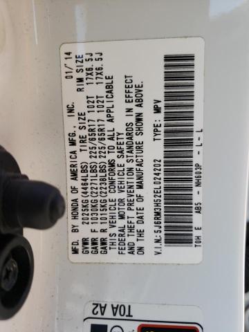 Photo 14 from auction – 2014 HONDA CR-V EX with VIN 5J6RM3H52EL024202