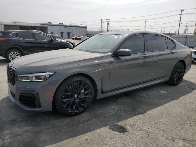 BMW 740 I 2022 with VIN WBA7T2C0XNCG85210 - Photo from auction