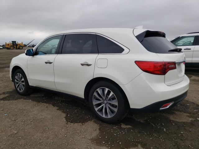 Photo 2 from auction – 2016 ACURA MDX TECHNO with VIN 5FRYD3H45GB019671