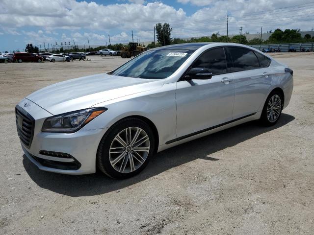 GENESIS G80 BASE 2018 with VIN KMHGN4JE3JU265728 - Photo from auction