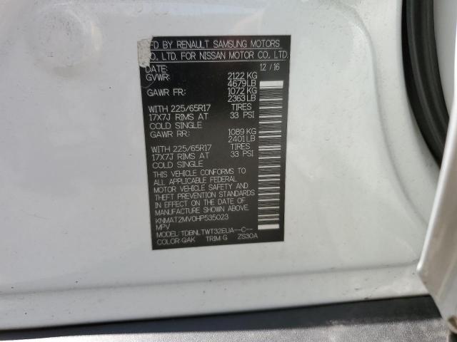 Photo 14 from auction – 2017 NISSAN ROGUE S with VIN KNMAT2MV0HP535023