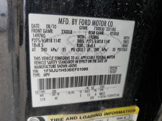 صورة رقم 14 من المزاد - 2011 FORD EXPEDITION مع VIN 1FMJU1H53BEF01089