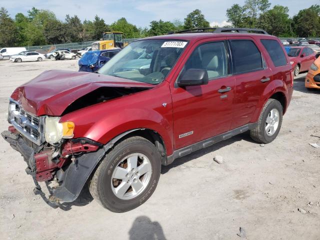FORD ESCAPE XLT 2008 with VIN 1FMCU93188KB61167 - Photo from auction