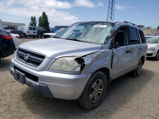 HONDA PILOT EXL 2003 with VIN 2HKYF18513H573763 - Photo from auction