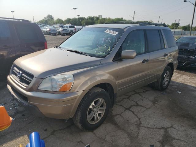 HONDA PILOT EXL 2004 with VIN 2HKYF18574H618366 - Photo from auction