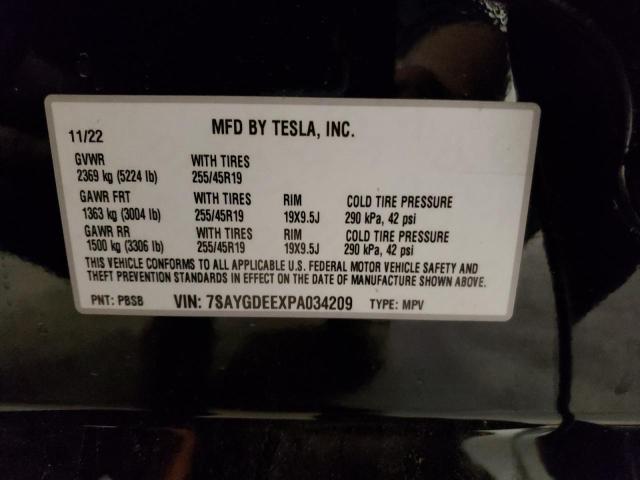 Photo 14 from auction – 2023 TESLA MODEL Y with VIN 7SAYGDEEXPA034209
