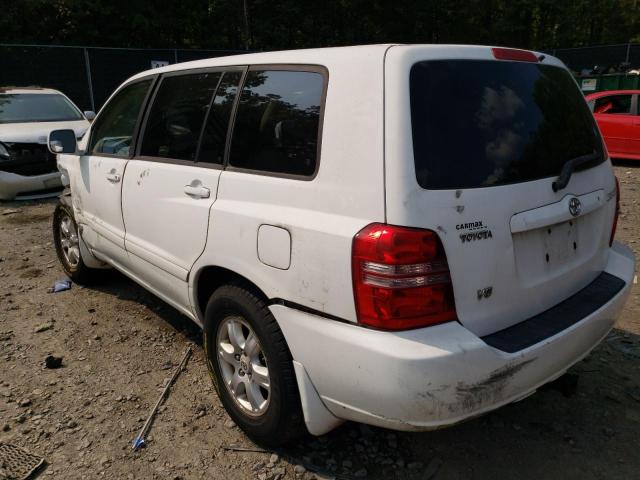 Photo 2 from auction – 2003 TOYOTA HIGHLANDER with VIN JTEGF21A730096452