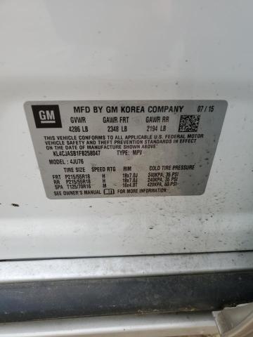 Photo 14 from auction – 2015 BUICK ENCORE with VIN KL4CJASB1FB258047