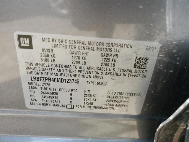 Photo 14 from auction – 2021 BUICK ENVISION E with VIN LRBFZPR40MD123745