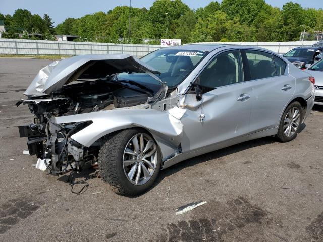 INFINITI Q50 BASE 2014 with VIN JN1BV7ARXEM702619 - Photo from auction