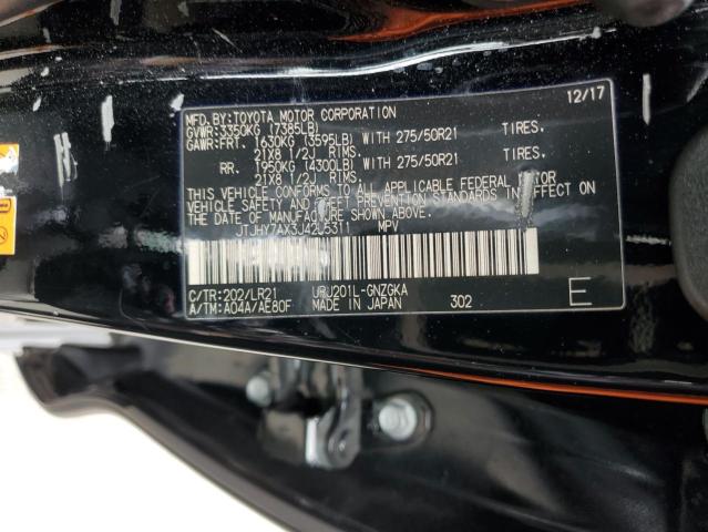 Photo 14 from auction – 2018 LEXUS LX 570 with VIN JTJHY7AX3J4265311