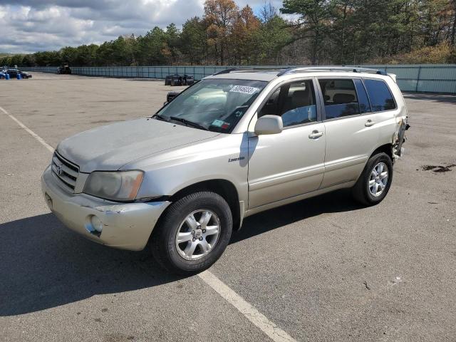 TOYOTA HIGHLANDER 2001 with VIN JTEHF21A110007864 - Photo from auction