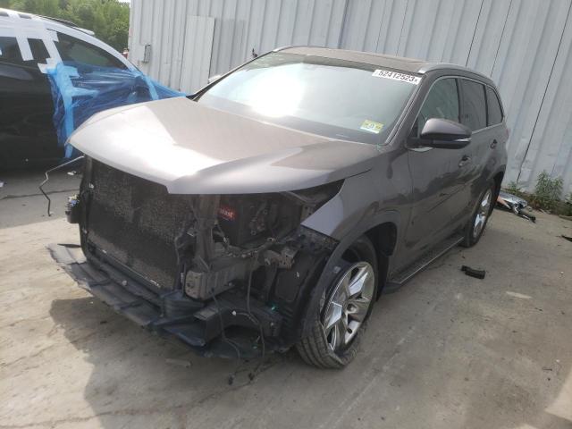 TOYOTA HIGHLANDER 2015 with VIN 5TDDKRFH3FS100743 - Photo from auction