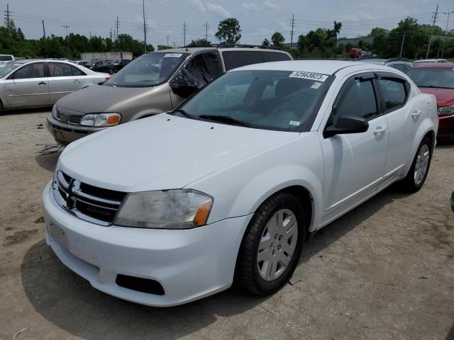 DODGE AVENGER SE 2012 with VIN 1C3CDZAB2CN231404 - Photo from auction
