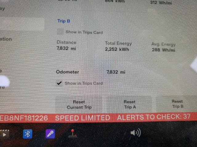 Photo 9 from auction – 2022 TESLA MODEL 3 with VIN 5YJ3E1EB8NF181226