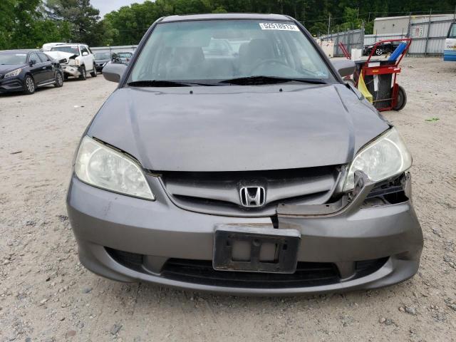 Photo 5 from auction – 2005 HONDA CIVIC EX with VIN 2HGES26735H574953