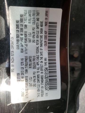 Photo 14 from auction – 2009 MAZDA CX-9 with VIN JM3TB28AX90181094