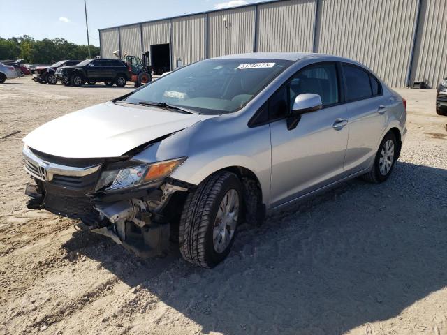 HONDA CIVIC LX 2012 with VIN 19XFB2F56CE080757 - Photo from auction
