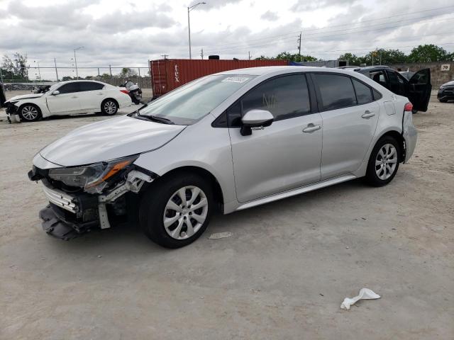 TOYOTA COROLLA LE 2021 with VIN 5YFEPMAE8MP241092 - Photo from auction