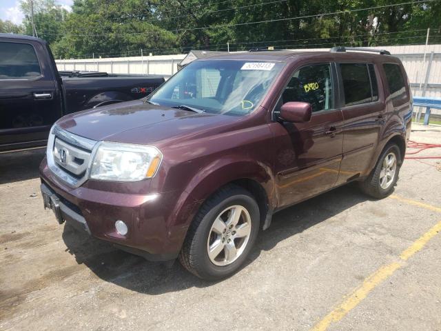 HONDA PILOT EX 2011 with VIN 5FNYF4H40BB024058 - Photo from auction
