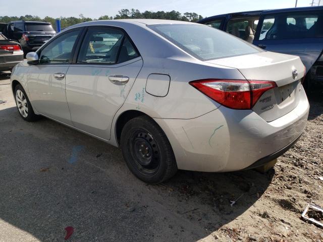 Photo 2 from auction – 2015 TOYOTA COROLLA L with VIN 2T1BURHE7FC243899