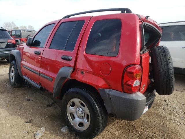 Photo 2 from auction – 2004 JEEP LIBERTY SP with VIN 1J4GL48K64W158696