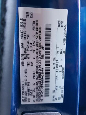 Photo 14 from auction – 2017 FORD ESCAPE S with VIN 1FMCU0F74HUA28079