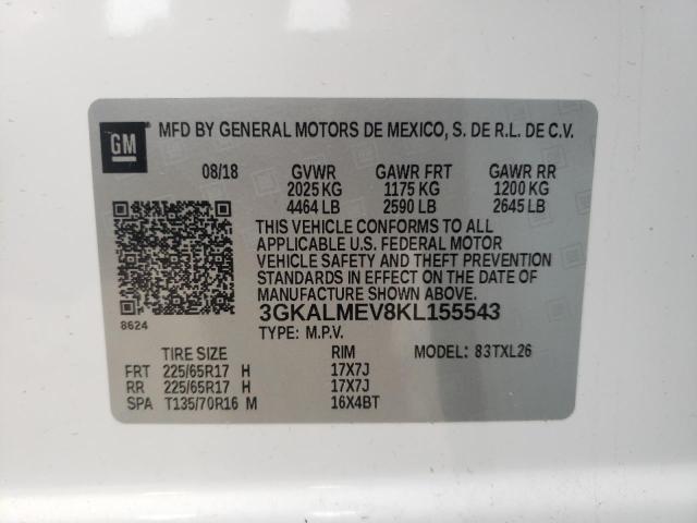 Photo 14 from auction – 2019 GMC TERRAIN SL with VIN 3GKALMEV8KL155543