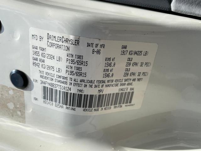 Photo 10 from auction – 2007 CHRYSLER PT CRUISER with VIN 3A4FY48B37T510124