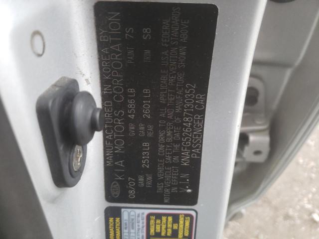 Photo 14 from auction – 2008 KIA RONDO LX with VIN KNAFG526487130352
