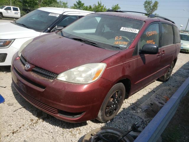 TOYOTA SIENNA CE 2005 with VIN 5TDZA23C55S383234 - Photo from auction